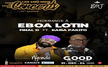 LesMbindisConcerts : L’édition 10 sous le signe du Ngondo avec Pakito et Final D